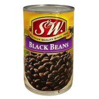 ??  (x 1) เอสแอนด์ดับบลิว ถั่วดำในน้ำเกลือ (15 ออนซ์) 425 กรัม S&amp;W Black Beans (15 Oz.) 425 g.