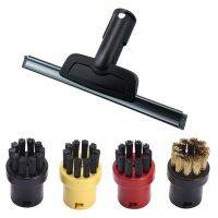 ☜ﺴ for Karcher SC2 SC3 SC4 SC5 CTK10 CTK20 Window Nozzle Scraper Round Brush for Steam Cleaner Mirrors MoistureClean Slit