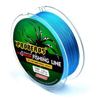 1-2 วัน (ส่งไว-ราคาส่ง) 100 เมตรสาย PE ถัก 4 สีฟ้า เหนียว ทน - [Shopping mall] Fishing line wire Proberos Pro Beros - Blue