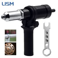 Electric Rivet Gun Adapter Cordless Riveting Drill Tool Aluminum Nut Riveter Insert Nut Pull Rivet Tool Multifunction Nail Gun