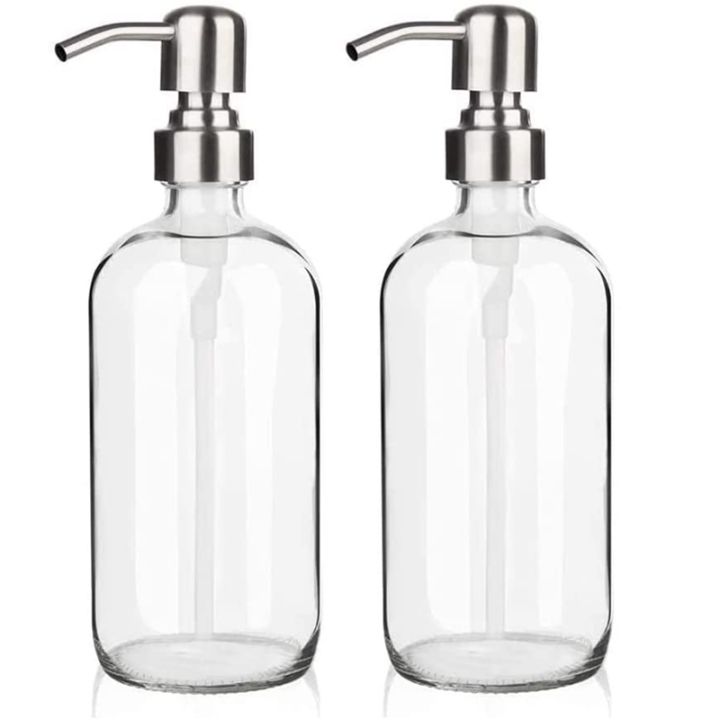 glass-soap-dispenser-with-pump-dish-soap-dispenser-for-kitchen-bathroom-glass-soap-dispenser-2-pack