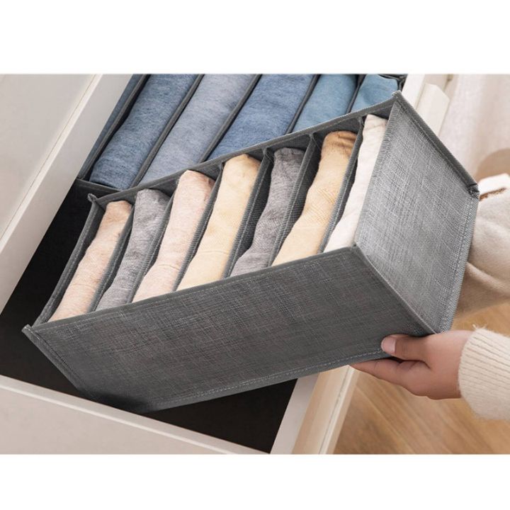 2x-closet-drawer-organizer-for-t-shirts-jeans-shirts-leggings-organizing-system-for-wardrobe-storage-box-b