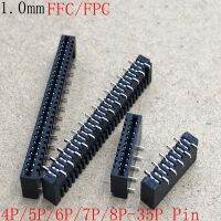 50Pcs 1.0mm double-sided unlocked FFC/FPC flexible cable socket FPC connector vertical patch dislocation needle