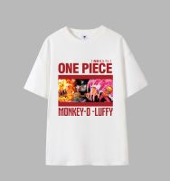 One Piece United Perimeter เสื้อยืด RoadFly Solon Ace Daymanins เทรนด์แขนสั้นพอดีหลวม เสื้อยืดผ้าฝ้ายฤดูใบไม้ร่วง S-5XL