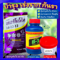 เซ็ตปุ๋ยบำรุง+เร่งราก+กันรา? ปุ๋ยเทอร์โมโค้ท+น้ำยาเร่งรากB1+ +แคปแทนกันรา ปุ๋ยบอนสี ปุ๋ยกุหลาบ ปุ๋ยแคตตัส พืชทุกชนิด?