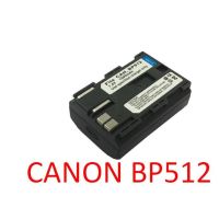 แบตกล้องแคนนอน CANON BATTERY รุ่น BP512 for Canon BP-512 EOS KISS 10D 1D 5D 20D MV300 MV100Xi