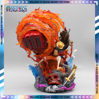 23cm One Piece Luffy Figure Outfit 3 Figures Anime Luffy Faux Color Figurine Fake Model Ornament Collectible Doll Toy