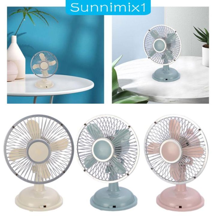 sunnimix1-พัดลมตั้งโต๊ะ-ขนาดเล็ก-2-ความเร็ว-เสียงเงียบ-พกพาง่าย-สําหรับบ้าน-สํานักงาน-ตั้งแคมป์-ta