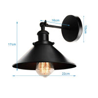 Modern Industrial Vintage Ceiling Wall Light Adjustable Lamp Shade for Home Restaurant Kitchen Light Fixture Decor Luminaire LED