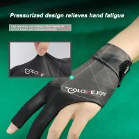 【LZ】▲₪  Open Finger Billiard Gloves Breathable Polyester Snooker Pool Gloves Antiskid Smooth Soft Portable Reusable Training Accessories