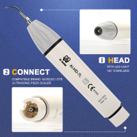 ที่ขายดีที่สุดแบบพกพาทันตกรรมเก้าอี้อัลตร้าโซนิค Piezo อากาศ Scaler Handpiece ฟันไวท์เทนนิ่งเครื่องมือเครื่องมือหน่วยราคา