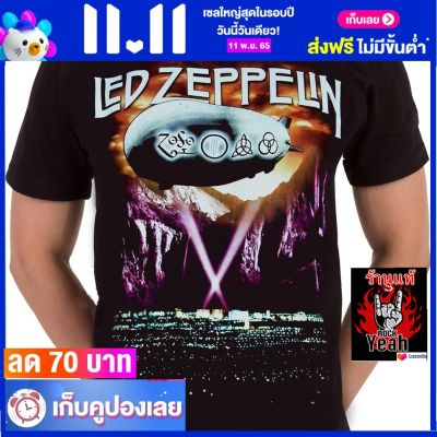 เสื้อวง LED ZEPPELIN เลด เซพเพลิน ไซส์ยุโรป เสื้อยืดวงดนตรีร็อค เสื้อร็อค  RCM707 ถ่ายจากของจริง