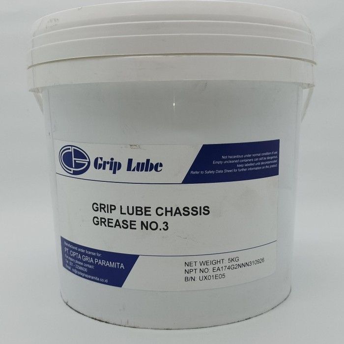 GRIP LUBE CHASSIS GREASE 5kg.Gemuk, pelumas, stempet Lazada Indonesia