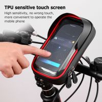 ♧ Waterproof Bicycle Motorcycle Phone Holder Bike Mobile Phone Case Bag Handlebar Mount Bag For iPhone Samsung Xiaomi Huawei