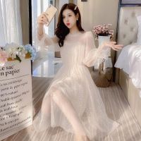 COD IOED95 Net red super fairy dress female 2021 new fairy skirt temperament popular colorf网红超仙连衣裙女2021新款仙女裙气质流行炫彩裙子ins显瘦收腰潮liuguangshan689.my 8.11