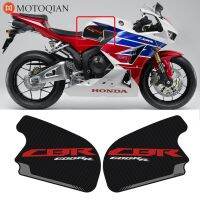 แผ่นรองถังน้ำมันด้านข้างป้องกันการลื่นสำหรับรถมอเตอร์ไซค์ฮอนด้า CBR600RR 2013-2017ที่ยึดเข่ารถลาก CBR 600RR CBR 600ชิ้นส่วนเสริม