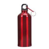 Large 700ml Aluminum Hot Water Bottle Outdoor Bicycle Sports Portable Drinking Kettle with Lid Silver/Blue/Red