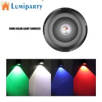 Lumiparty 4 in 1 ไฟฉาย LED มัลติฟังก์ชั่น สีแดง สีเขียว สีม่วง สีขาว สําหรับโคมไฟตกปลากลางแจ้งa a