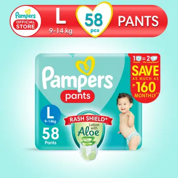 Pampers Pants Diapers Mega Pack Large Size 4 - Care Baby