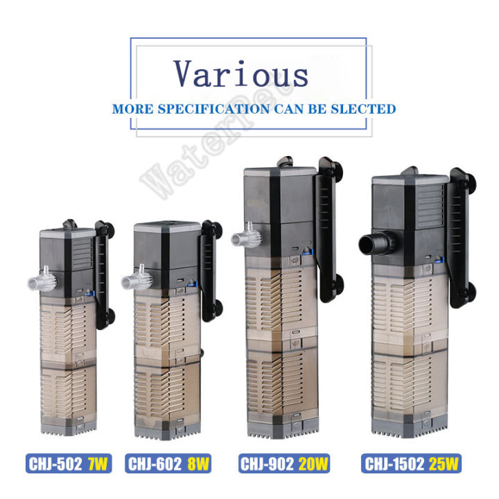 sunsun-chj-three-in-one-aquarium-submersible-pump-fish-tank-water-pump-filter-pump-water-pump-micro-water-pump