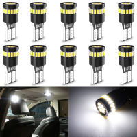 10Pcs T10 W5W LED Canbus หลอดไฟ194 Led สำหรับ Peugeot 206 406 508 307 406 3008อุปกรณ์เสริมภายในรถโดมไฟอ่านหนังสือ