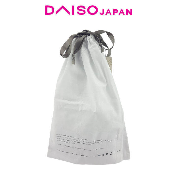 Daiso Cloth Mini Drawstring Bag Lazada PH