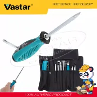 Vastar 10pcs /set Presicion Screwdriver Set 6mm Phillips/Slotted Bits With Magnetic Multitool Home Appliances Repair Hand Tools