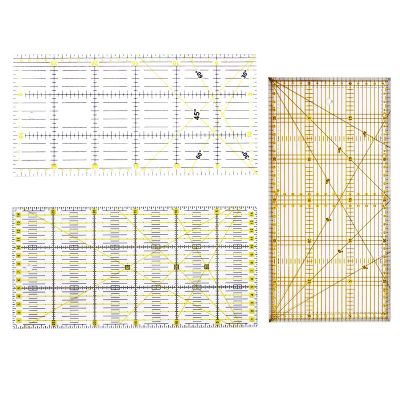 Sewing Tool Accessory Rectangle/s/Square Splicing Ruler Multi-function Measuring Supplies Acrylic for Garment Proofing DIY Tools