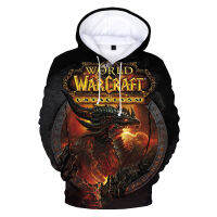 2023 NewHombres ฤดูหนาวฤดูใบไม้ร่วง3D พิมพ์ Hoodies World Of Warcraft Tauren เสื้อผู้ชายผู้หญิงเด็ก Cool Plus ขนาด Pullover Hoodie