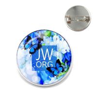 2020 New Arrival JW.ORG Brooches Lapel Pins Steampunk Jehovah 39;s Witnesses Collar Pin Glass Photo Cabochon Brooch Jewelry Gift