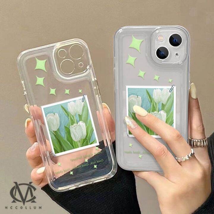 เคสโทรศัพท์มือถือ-tpu-ใส-หนา-กันกระแทก-ป้องกันกล้อง-ลายดอกทิวลิป-สําหรับ-iphone-13-12-11-pro-max-x-xr-xs-max-7-8-plus-se-2020-2022