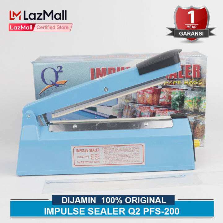 Impulse Sealer Q Pfs Alat Press Plastik Cm Lazada Indonesia