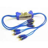 Universal 12V Noise Sound Eliminator 4 Channel RCA Ground Loop Isolator Noise Filters For Car Audio Dropship