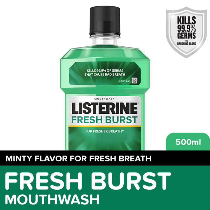 Listerine Mouthwash Fresh Burst 500ml Lazada PH