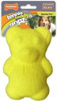 Nylabone Power Play Tennis Teddy Gripz Bear Dog Toy - Medium Fetch Toy ไนล่าโบน พาวเวอร์เพลย์ ตุ๊กตาหมี เทนนิสคาบได้