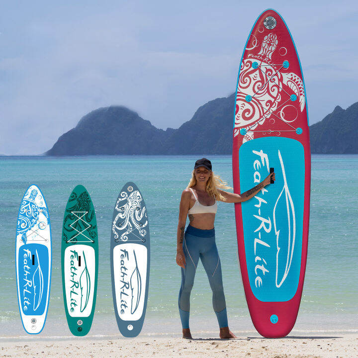 surfboard-พร้อมส่งในไทย-บอร์ดเป่าลม-บอร์ดยืนพาย-ขนาด-320-ซม-sup-board-paddle-board-พร้อมไม้พาย-และ-อุปกรณ์บอร์ดเป่าลมสําหรับเล่นเซิร์ฟ-ซับบอร์ด