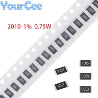 50pcs 2010 SMD Resistor 1% 0.75W 0~10M 0 1 2.2 5.6 6.8 10 20 33 47 51 82 100 200 680 820 1K 2K 6.8K 10K 20K 30K 200K 1M 10M ohm