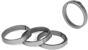 FEGVE Titanium Key Rings Split Rings Non Magnetic Small Keyrings