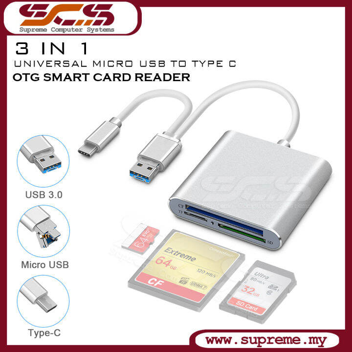 Typec 3in1 SD TF CF Card Reader Multiinone Notebook Card Reader