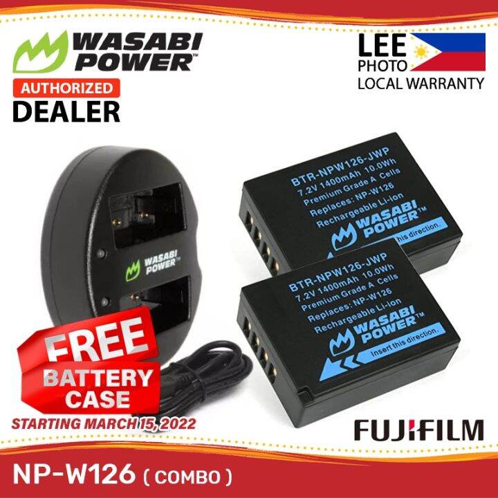 Wasabi Power NPW126 Battery and Charger Set Lazada PH