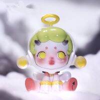 POPMART Aksesori Kawaii Mysater Watak กะโหลกศีรษะแพนด้า Istana Purba Siri Skullpanda Membuka Buta Kawaii หุ่นของเล่น