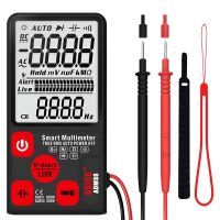 ZZOOI Auto digital multimeter tester LCD display DC AC voltmeter analogue DIY capacitance meter Voltage Ohm Hertz profesional tester