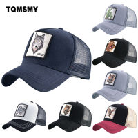 TQMSMY ฤดูร้อน Unisex Hip Hop ปักสัตว์ผู้ชายเบสบอลหมวกผู้หญิง Breathable ตาข่าย Snapback หมวกผู้ชาย Trucker หมวกหมวก...