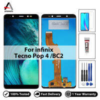 6นิ้วต้นฉบับสำหรับ Tecno Pop 4 BC2จอแสดงผล LCD Touch Screen Touch Digitizer สมัชชาที่มีคุณภาพสูงไม่มีพิกเซลตายอะไหล่