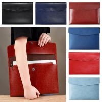 A4 A6 Leather File Folder Data Package Document Organiser Fashion Briefcase Data Contract Bill File Bag School Office Supplies