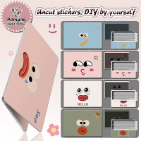 DIY สร้างสรรค์อีโมจิ สติ๊กเกอร์แล็ปท็อป สติ๊กเกอร์หนังแล็ปท็อป 10/12/13/14/15/17 นิ้ว✅ไม่ครอบตัด✅ฟิล์มสากล✅ฟรีฟิล์มป้องกันคีย์บอร์ด ของขวัญ✅มีในสต็อก