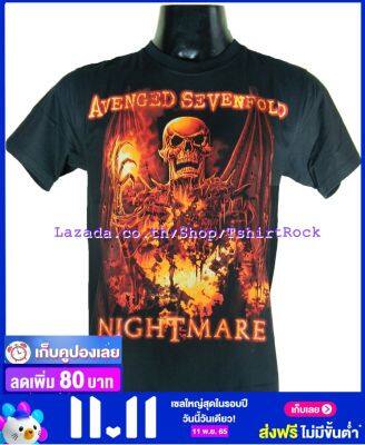 เสื้อวง AVENGED SEVENFOLD อะเว็นจด์เซเวนโฟลด์ A7X ไซส์ยุโรป เสื้อยืดวงดนตรีร็อค เสื้อร็อค  A7x1265 ส่งจากไทย