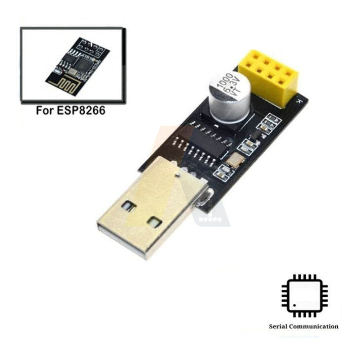 USB To ESP8266 ESP-01 Serial Wifi Adapter Module ESP 01 Programmer ...