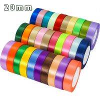 【hot】！ 20mm 25yards/Roll Silk Wedding Decoration for Wrapping Hair Sewing Fabric