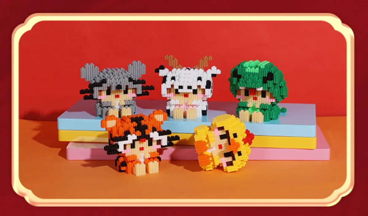FREESHIP ]Lego 12 Cung Hoàng Đạo 3D Mini Cute Đồ Chơi Hoạt Hình ...